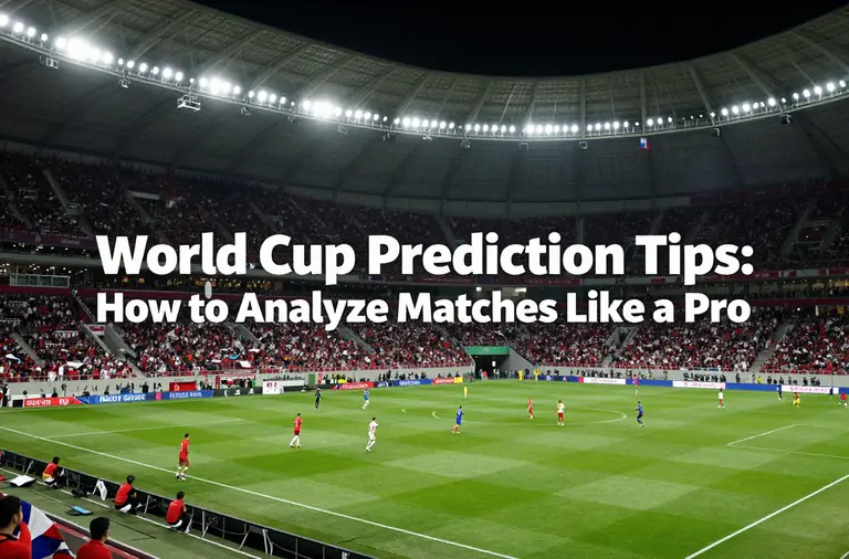 World Cup Prediction Tips: How to Analyze Matches Like a Pro
